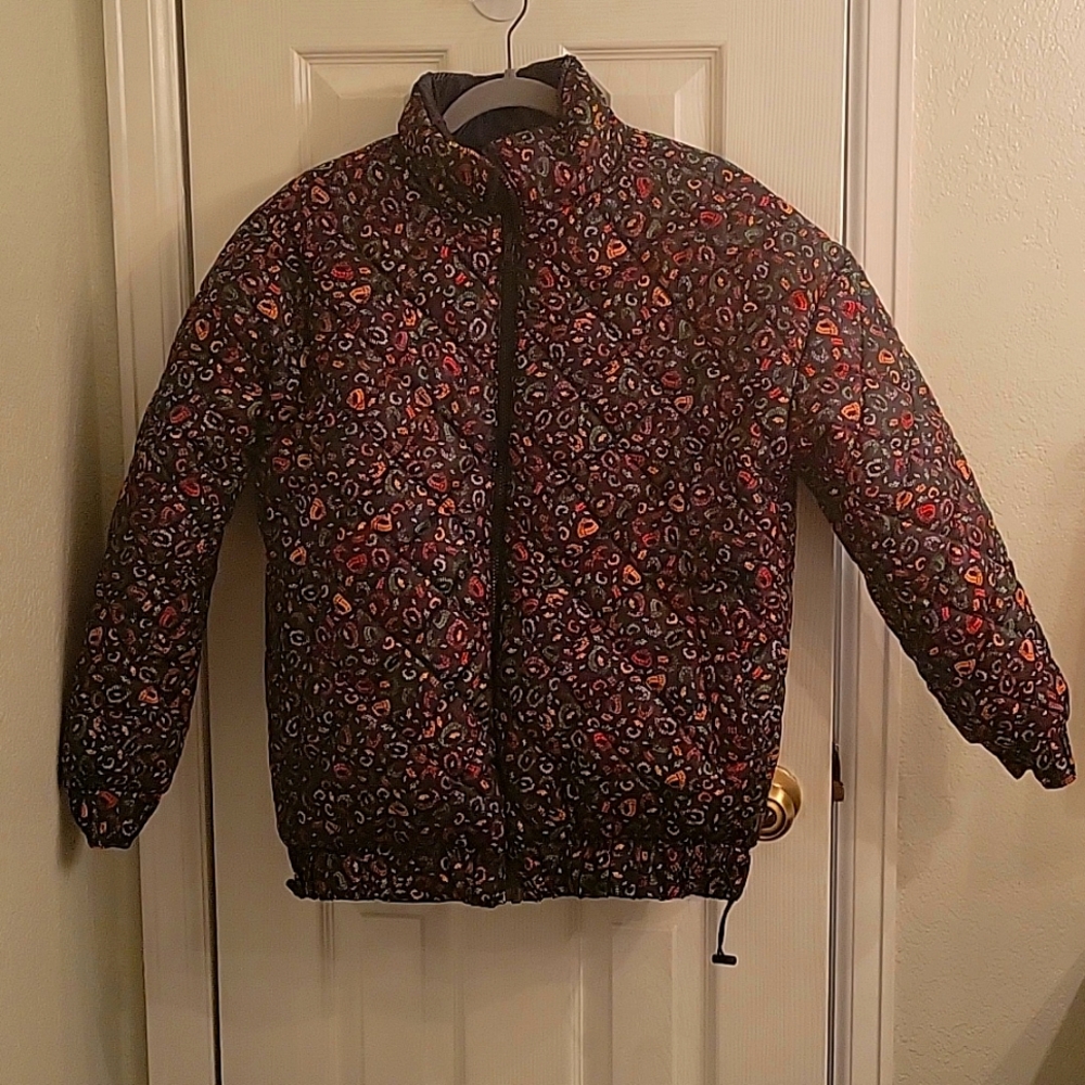 Farm Rio reversible puffer jacket, sz XS